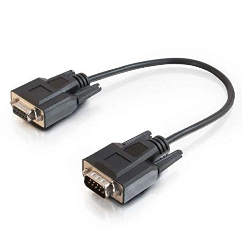 C2G 52030 Db9 M/F Serial Rs232 Extension Cable, Black (6 Feet, 1.82 Meters)