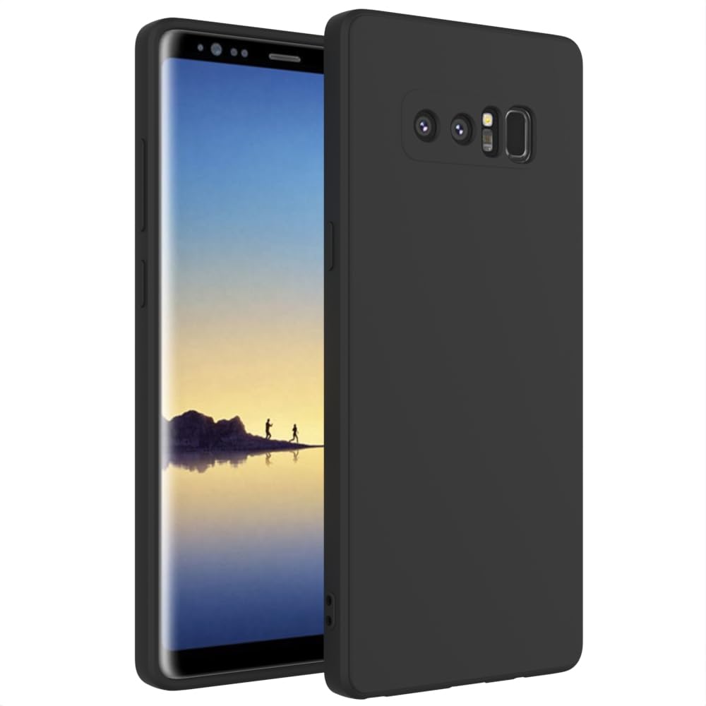 Wogroo For Samsung Galaxy Note 8 Case Black, Scratch Resistant With Soft Touch, Slim Thin Phone Cover For Samsung Galaxy Note 8