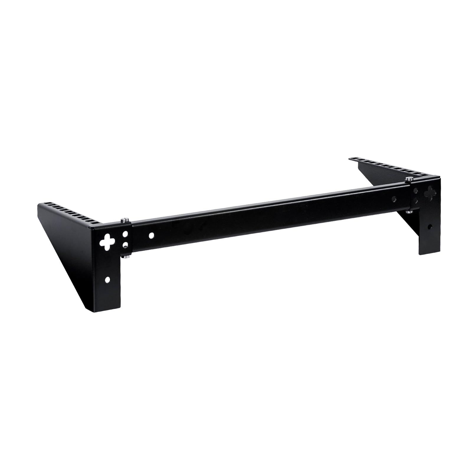 Rackpath 4U Vertical Wall Mount Rack   Heavy Duty 125Lbs Capacity Vertical Mounting Bracket (4U)