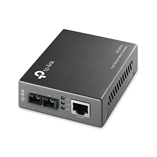 Tp Link Fast Ethernet Sfp To Rj45 Fiber Media Converter | Fiber To Ethernet Converter | 10/100Mbps Rj45 Port To 100Base Fx Multi