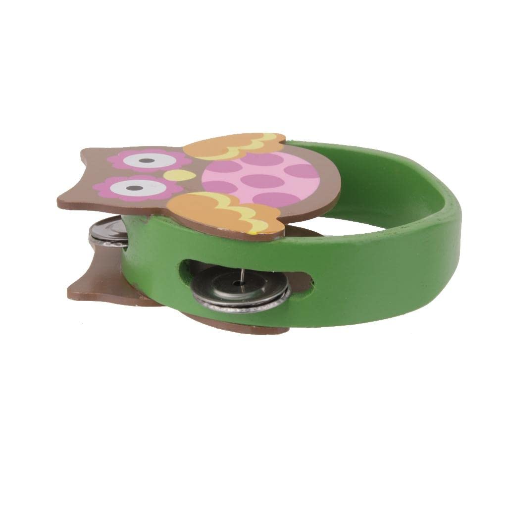 THE Style Sutra Kids Wooden Tambourine  Owl | Musical Instruments & Gear | Percussion | Hand Percussion | Tambourines