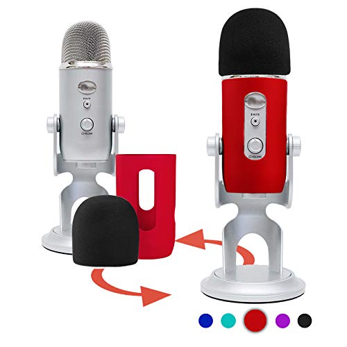 Youshares Microphone Windscreen Foam   Mic Cover Pop Filter Windshield &Protector For Blue Yeti, Yeti Pro Condenser Microphones