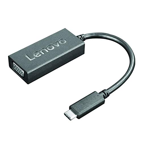 Lenovo Usb C To Vga Adapter, Black Gx90M44578