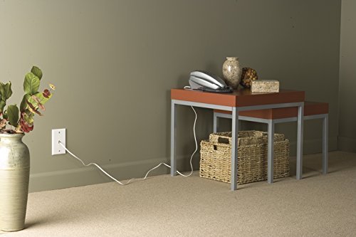 Legrand   Wiremold Kit Cordmate, Organizer And Hider, Cover, Concealer, And Protector For Wall, Single Cord, Cmk10, Paintable