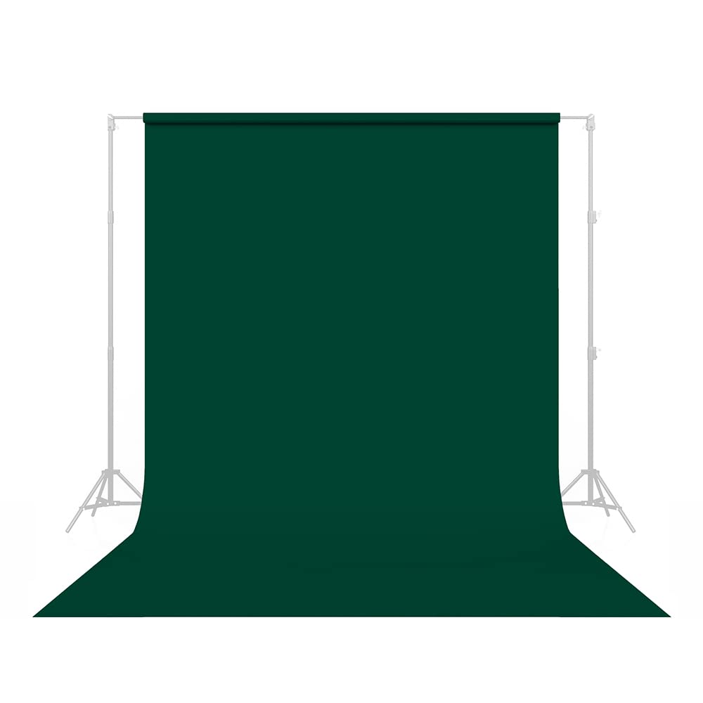 Savage Seamless Paper Photography Backdrop   Color #18 Evergreen, Size 107 Inches Wide X 36 Feet Long, Backdrop For Youtube Videos, Streaming, Interviews And Portraits   Made In Usa