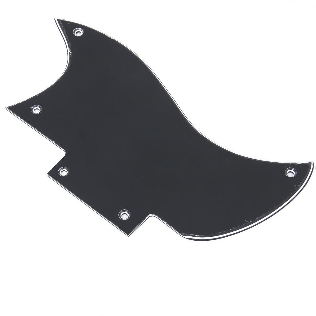 Calandis Black 3 Ply Pickguard Scratch Plate For Sg Electric Guitar | Pickguards | Guitar Parts | Parts & Accessories | Guitars