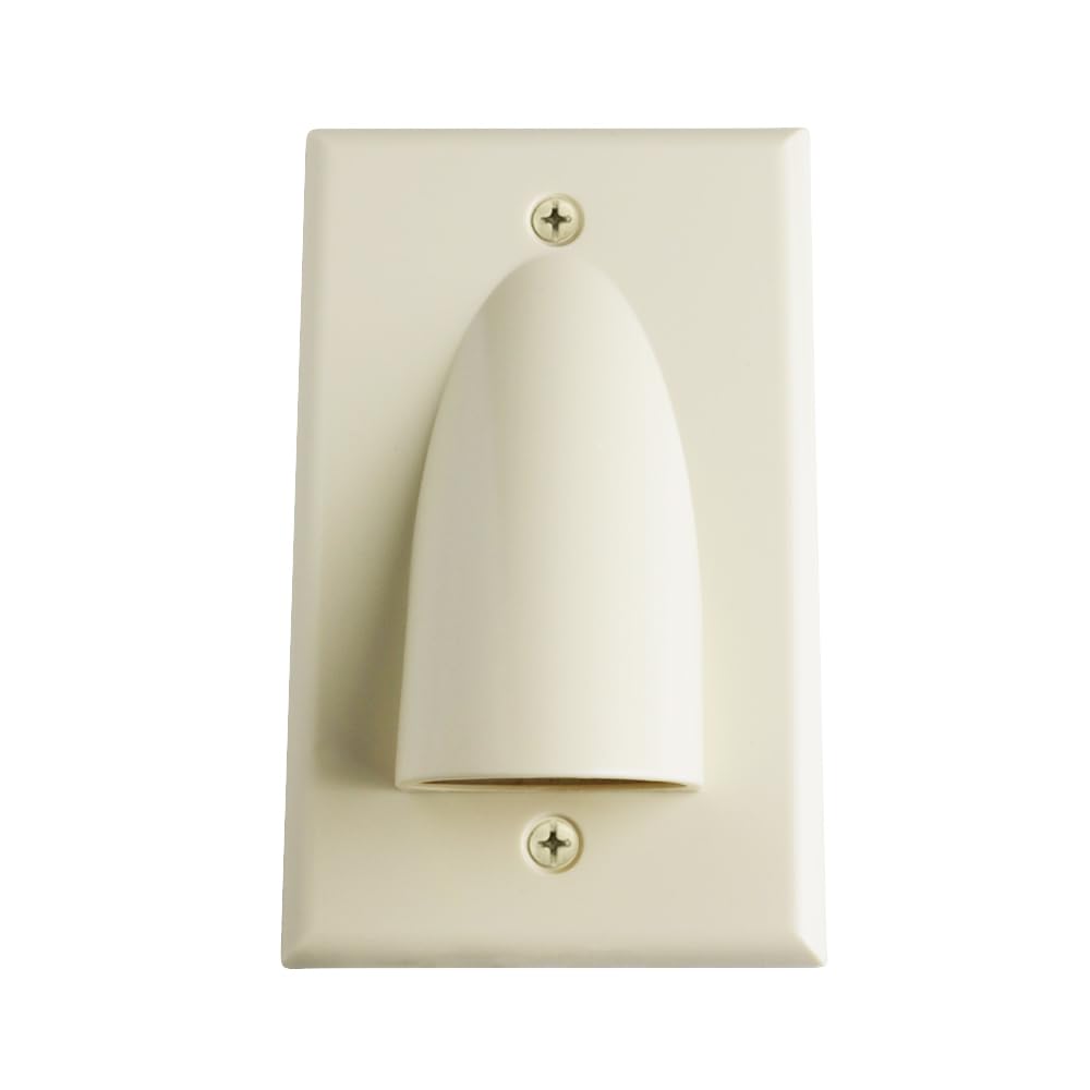 Skywalker Single Gang Bundled Cable Wall Plate (Almond)