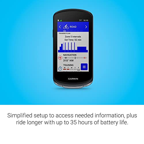 Garmin Edge 1040, Gps Bike Computer, On And Off Road, Spot On Accuracy, Long Lasting Battery, Device Only