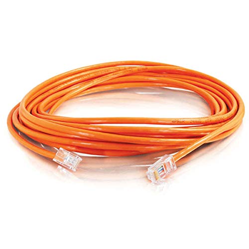 C2G 24509 Cat5E Crossover Cable   Non Booted Unshielded Network Patch Cable, Orange (7 Feet, 2.13 Meters)