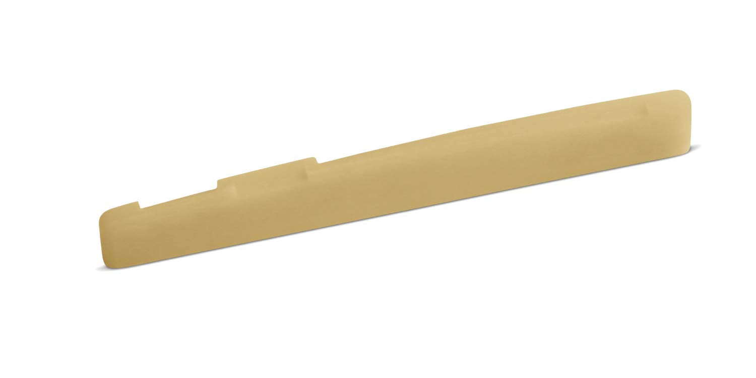 Bone Saddle   Fits Many Post 2000 Yamaha Guitars   10 Mm   Unbleached