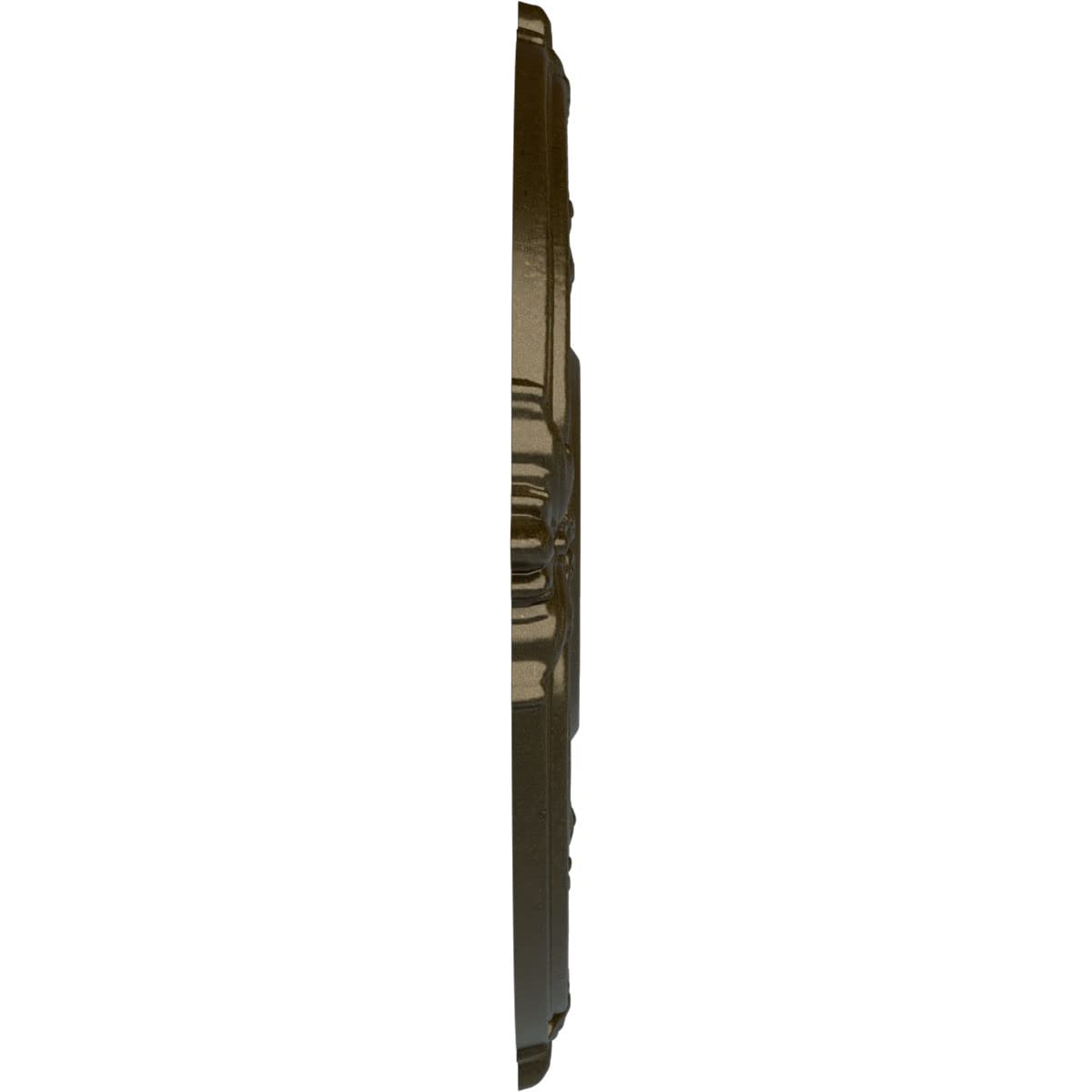 Ekena Millwork Cm18Atggs Attica Ceiling Medallion, 18''Od X 4''Id X 5/8''P (Fits Canopies Up To 5''), Hand Painted Green Gold