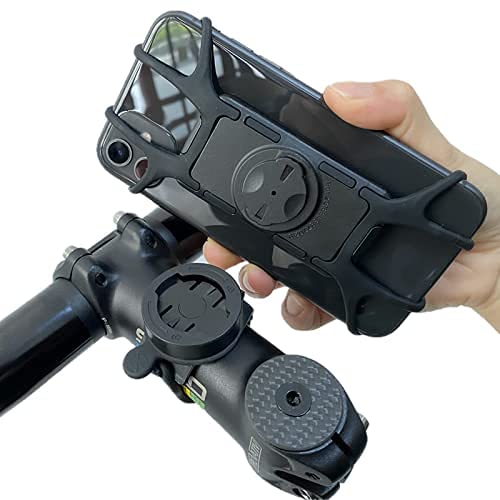 360 Degree Rotating Garmin Bike Mount Attached To Out Front Stem Handlebar For Edge Varia Igpsport Xoss Magene Blackbird