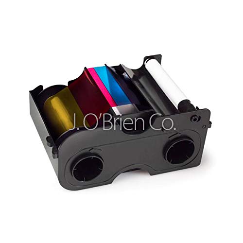 Fargo 45410 Color Ribbon (Ymcko), 100 Images For C50 Printer, Pack Of 2