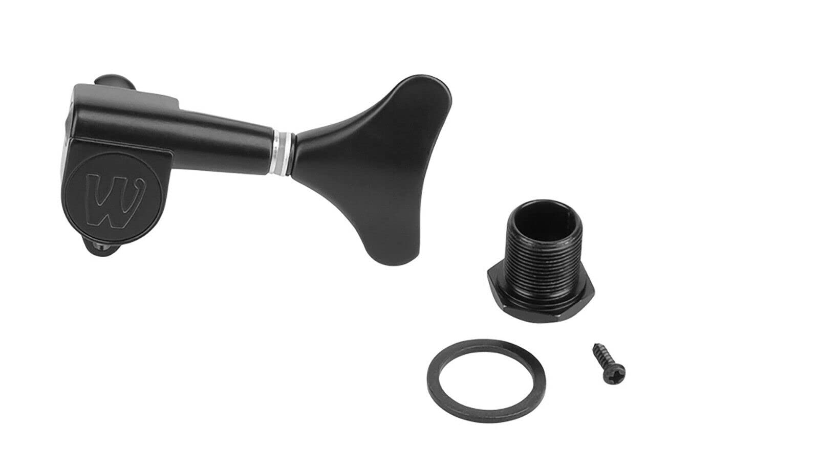 Warwick Replacement Bass Guitar Tuner, Black, Bass Side