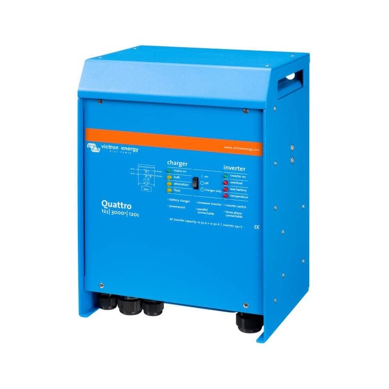 Victron Energy Quattro 3000Va 48-Volt Pure Sine Wave Inverter And 35 Amp Battery Charger