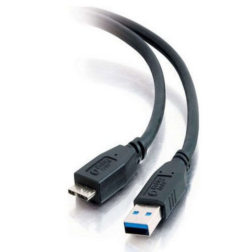 C2G Usb Cable, Usb 3.0 Cable, Usb A To Mirco Usb B Cable, 9.84 Feet (3 Meters), Black, Cables To Go 54178