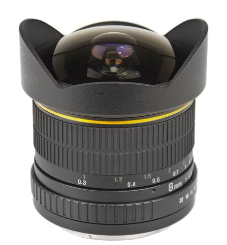 Bower Ultra Wide Angle 8Mm F/3.5 Fisheye Fixed Lens For Nikon   Sly358N