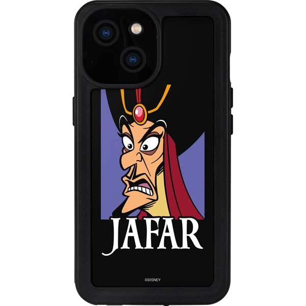 Skinit Waterproof Phone Case For Iphone 13 Mini   Officially Licensed Disney Jafar Portrait Design