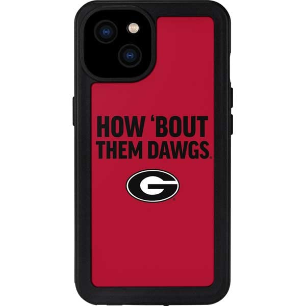 Skinit Waterproof Phone Case Compatible With Iphone 14   Officially Licensed How Bout Them Dawgs Design