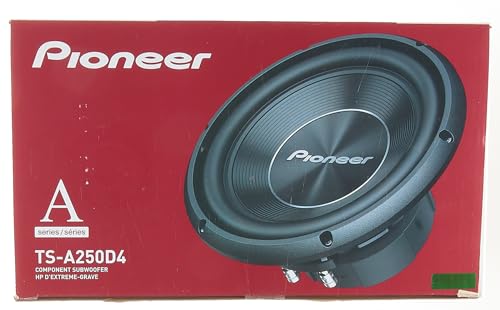 Pioneer 10'' Dual 4Ohm Subwoofer   1300 Watts Max   4 Ohm Dvc