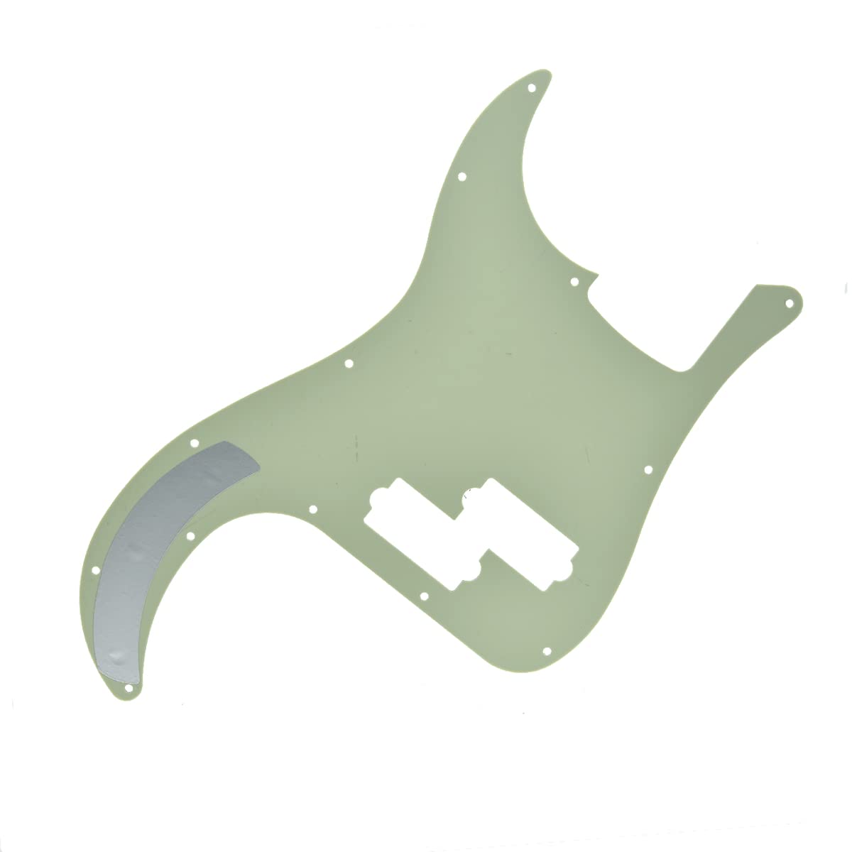 Kaish 13 Hole P Bass Style Pickguard Pb Scratch Plate Bass Pickguard For Precision P Bass Made In Usa/Mexico Mint Green 3 Ply
