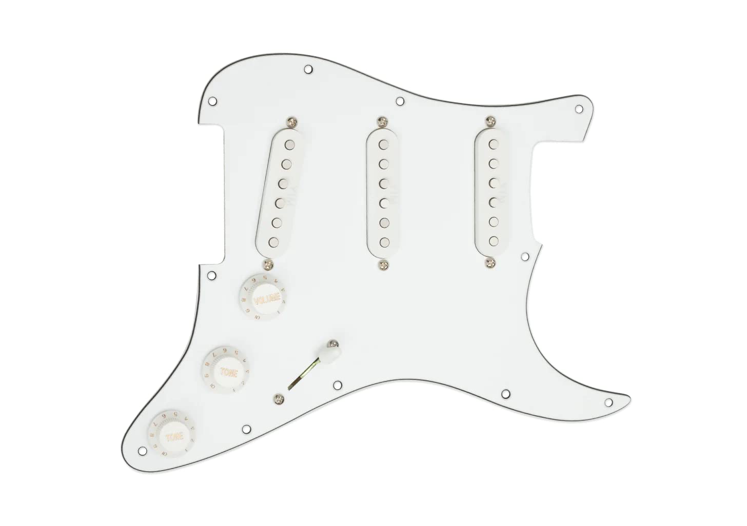 Seymour Duncan Yngwie Loaded Pickguard - White - Electric Guitar Pickup