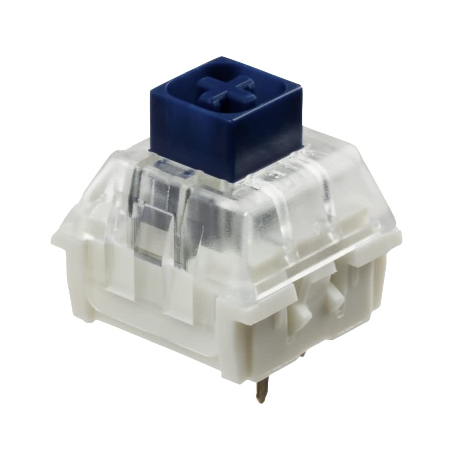 Ranked Kailh Box Key Switches For Mechanical Gaming Keyboards | Plate Mounted (Kailh Box Navy, 65 Pcs)