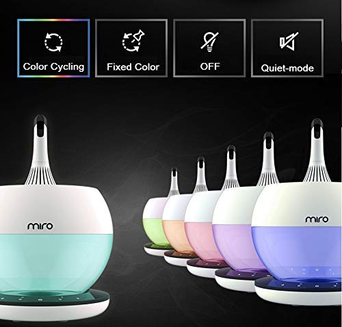 Miro Nr08M Completely Washable Modular Sanitary Humidifier, Large Room, Easy To Clean, Easy To Use, Luma Touch   Premium Cool Mi