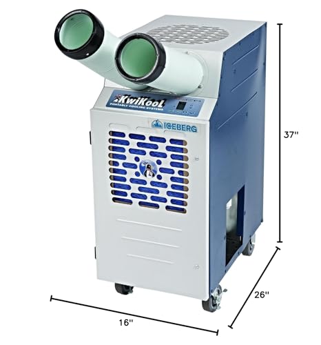 Kwikool Kpac1411 2 Air Cooled 1.1 Ton Portable Spot Cooler