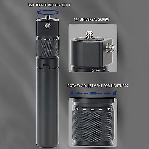 Bewinner Time Handle Universal - 360 Rotating Adjustable Foldable Tripod Aluminum Alloy Perfect For One X3 One X2 One R One X On