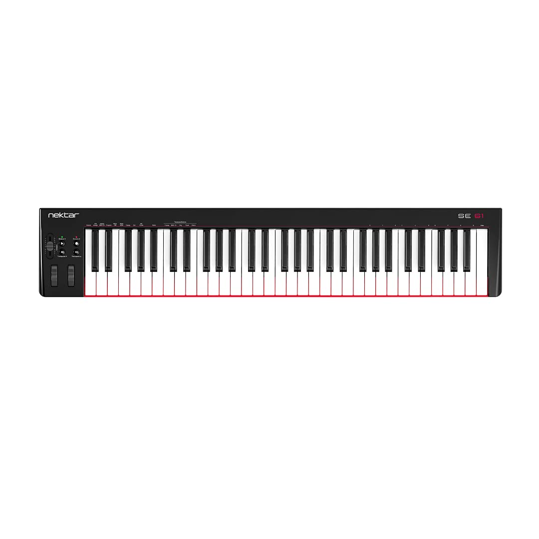 Nektar Se61 - Usb Midi Controller Keyboard With Nektar Daw Integration, Black
