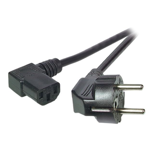 Schuko Power Cable 90-C13 90, Black, 3 m, 3 x 1.00 mm
