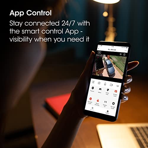 Philex Security Light Motion Outdoor, Motion Sensor, 1700 Lumen Floodlight, Wifi Camera With App Control, Ip65 Weatherproof With