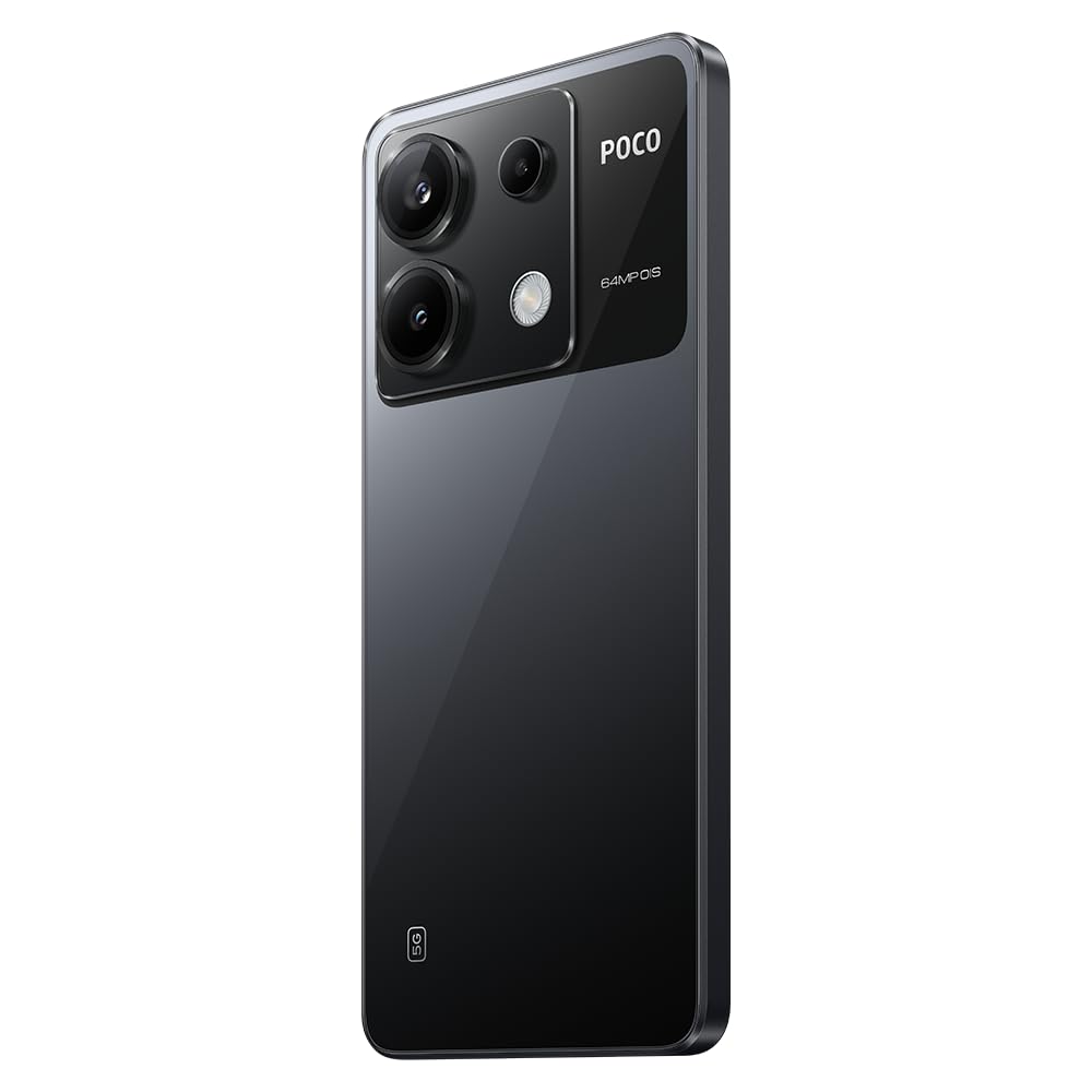 Xiaomi Poco X6 5G + 4G Lte Global Unlocked (256Gb + 8Gb) Gsm 6.67' 64Mp Triple Camera (Tmobile Mint Tello Global) + (Car Fast Bundle) (Black)