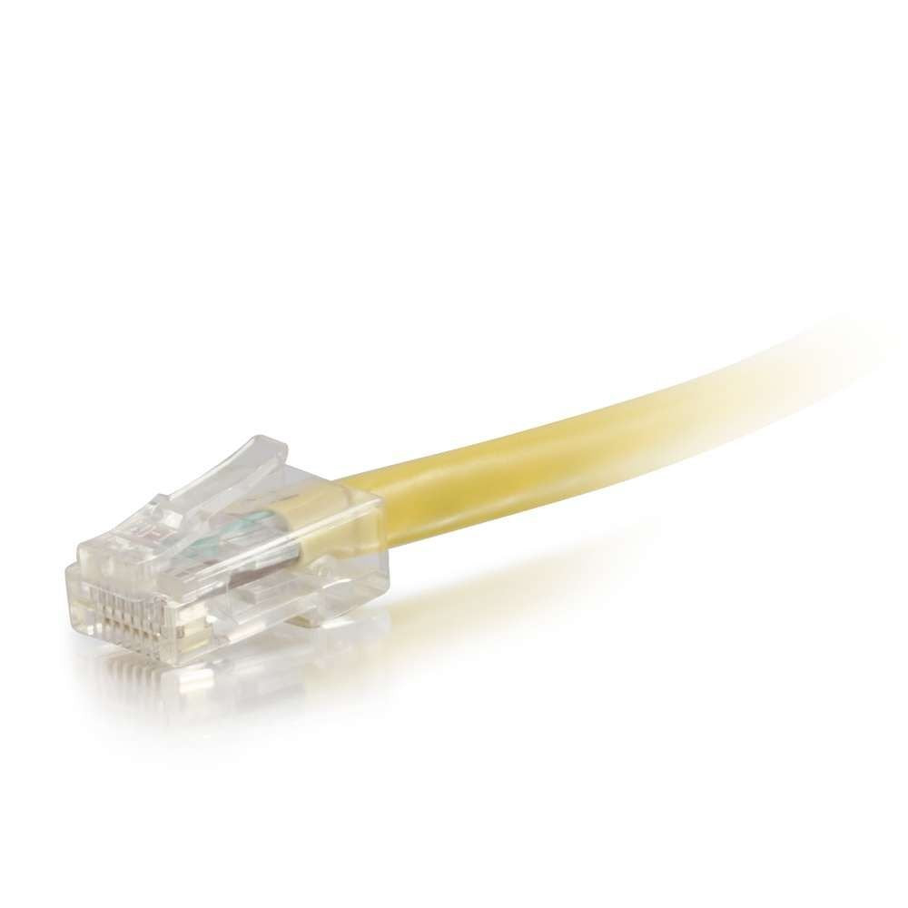 C2G 04184 Cat6 Cable   Non Booted Unshielded Ethernet Network Patch Cable, Yellow (30 Feet, 9.14 Meters)