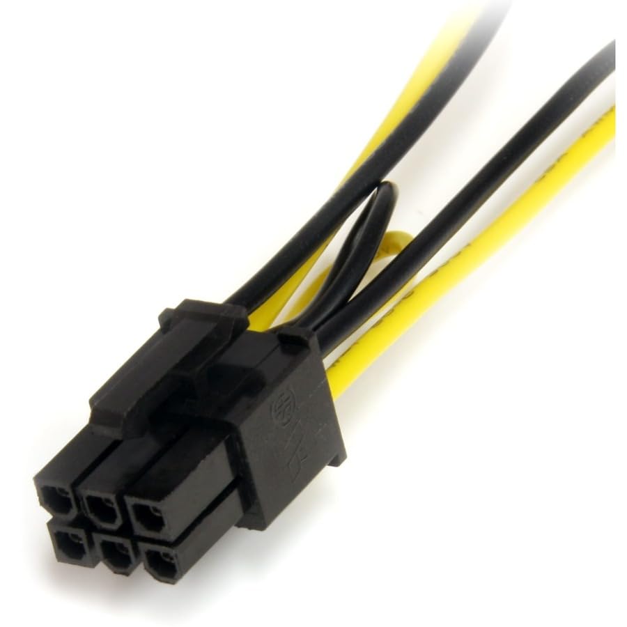 6In Sata Power To 6 Pin Pci Express Video Card Power Cable Adapter