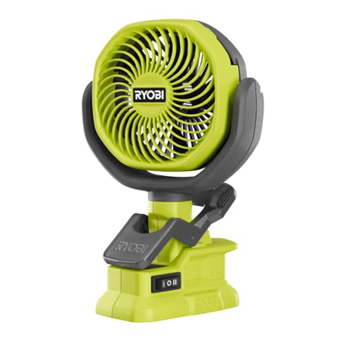 Birsppy Ryobi 18V One+ Cordless 4 In Clamp Fan (Tool Only)