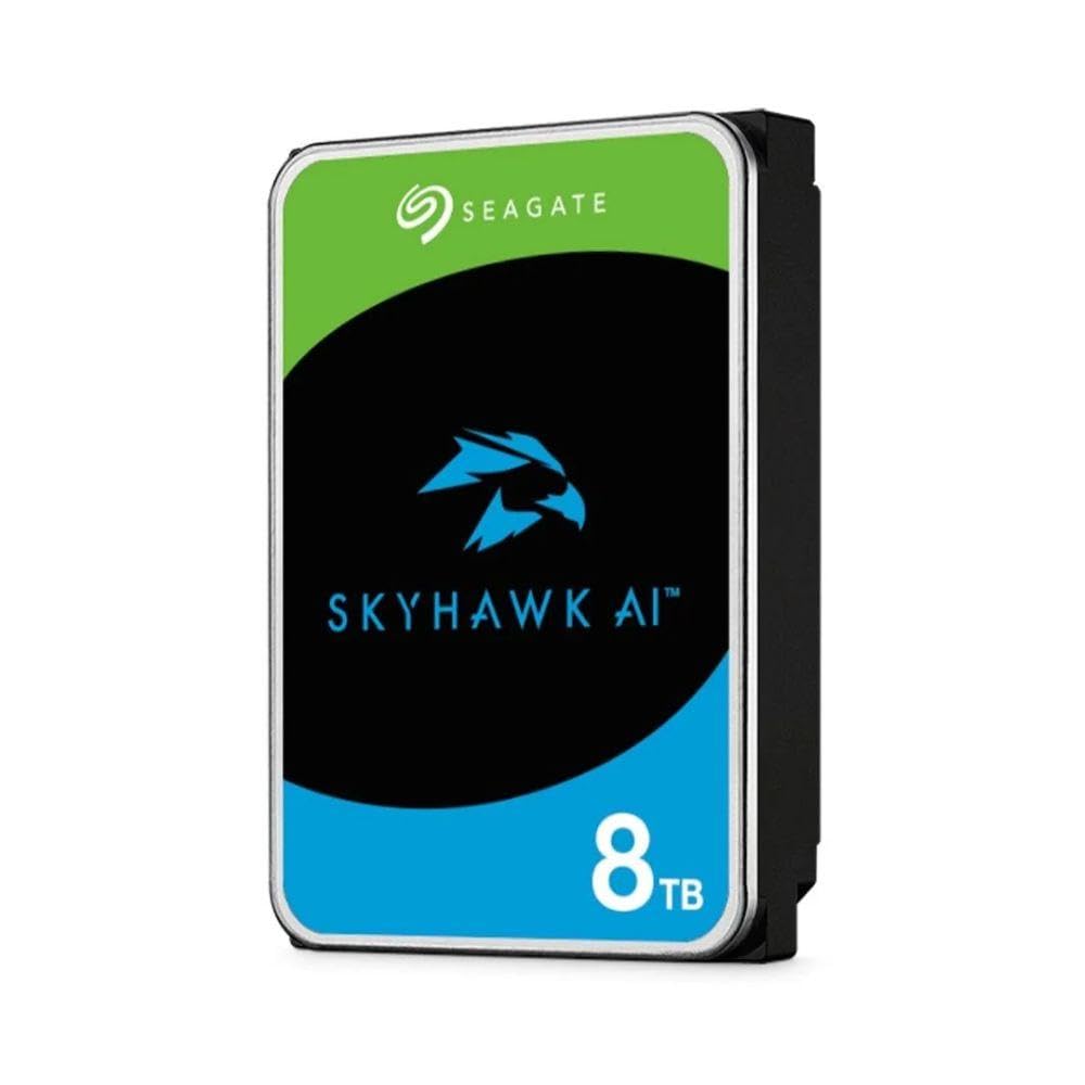 SEAGATE - SURVEILLANCE SKYHAWK AI 8TB 3.5IN 6GB/S SATA 256MB 24X7