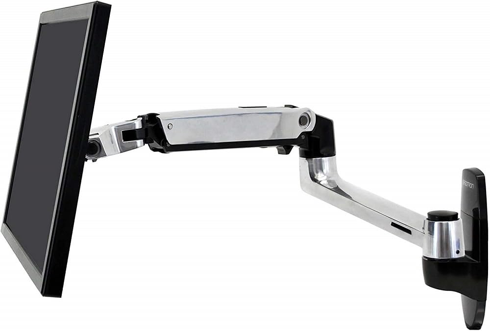 Ergotron 45 243 026 Lx Wall Mount LCD Arm, Polished Aluminum