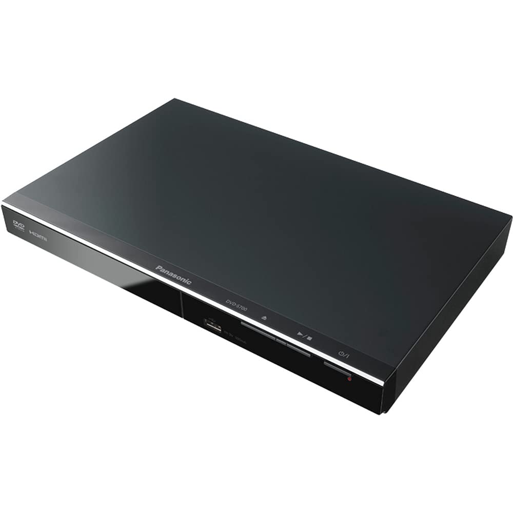 Panasonic Dvd Player With Dolby Digital Sound, 1080P Hd Upscaling For Dvds, Hdmi And Usb Connections   Dvd S700 (Black)