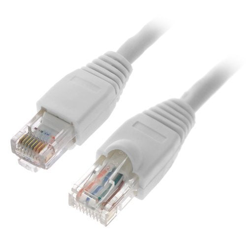 White 100Ft Cat5 Cat5E Rj45 Patch Ethernet Network Cable 100 Ft