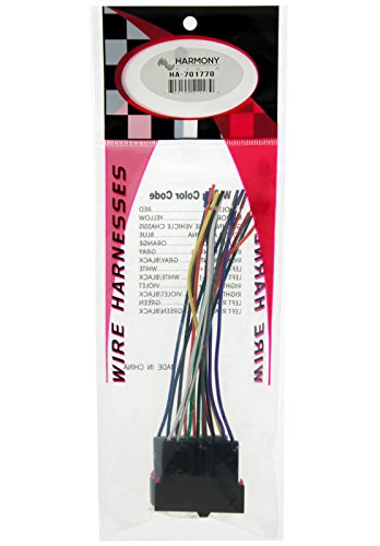 Harmony Audio Compatible With 1986 1998 Ford F 150 Truck Ha 701770 Factory Stereo To Aftermarket Radio Harness Adapter