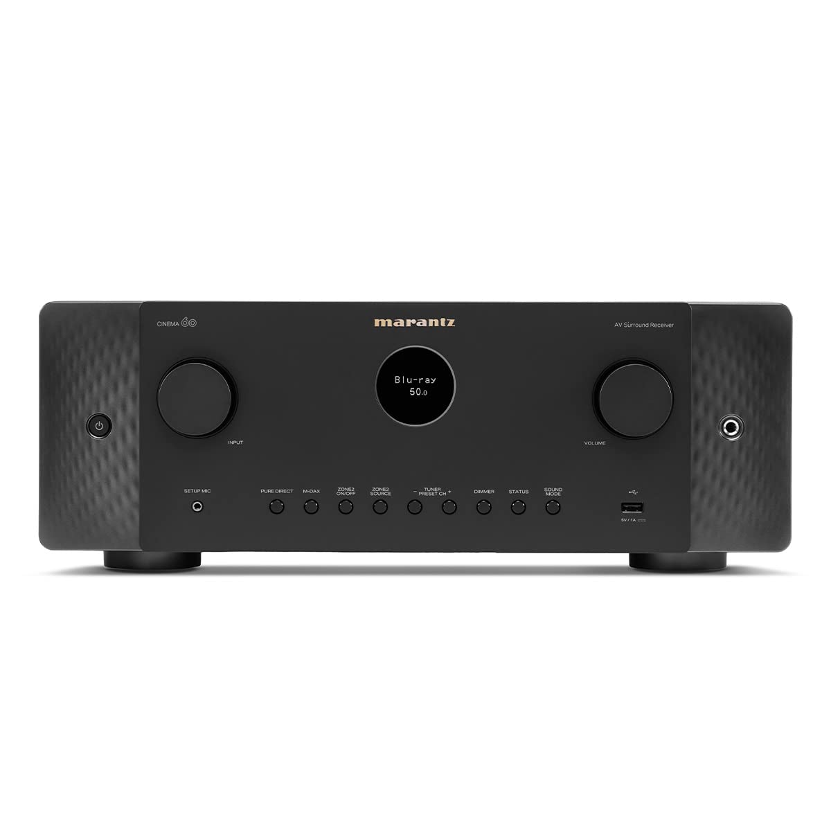 Marantz Cinema 60 7.2 Ch Receiver (100W X 7)   4K/120 And 8K Home Theater Receiver, Built In Bluetooth, Wi Fi & Heos Multi Room,