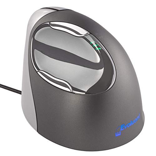 Evoluent Vm4R Verticalmouse 4 Right Hand Ergonomic Mouse With Wired Usb Connection (Regular Size.) The Original Verticalmouse Br