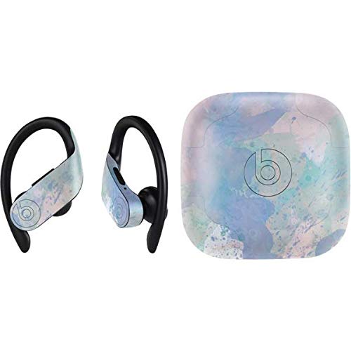 Skinit Decal Audio Skin Compatible With Powerbeats Pro   Rose Quartz & Serenity Splatter Design