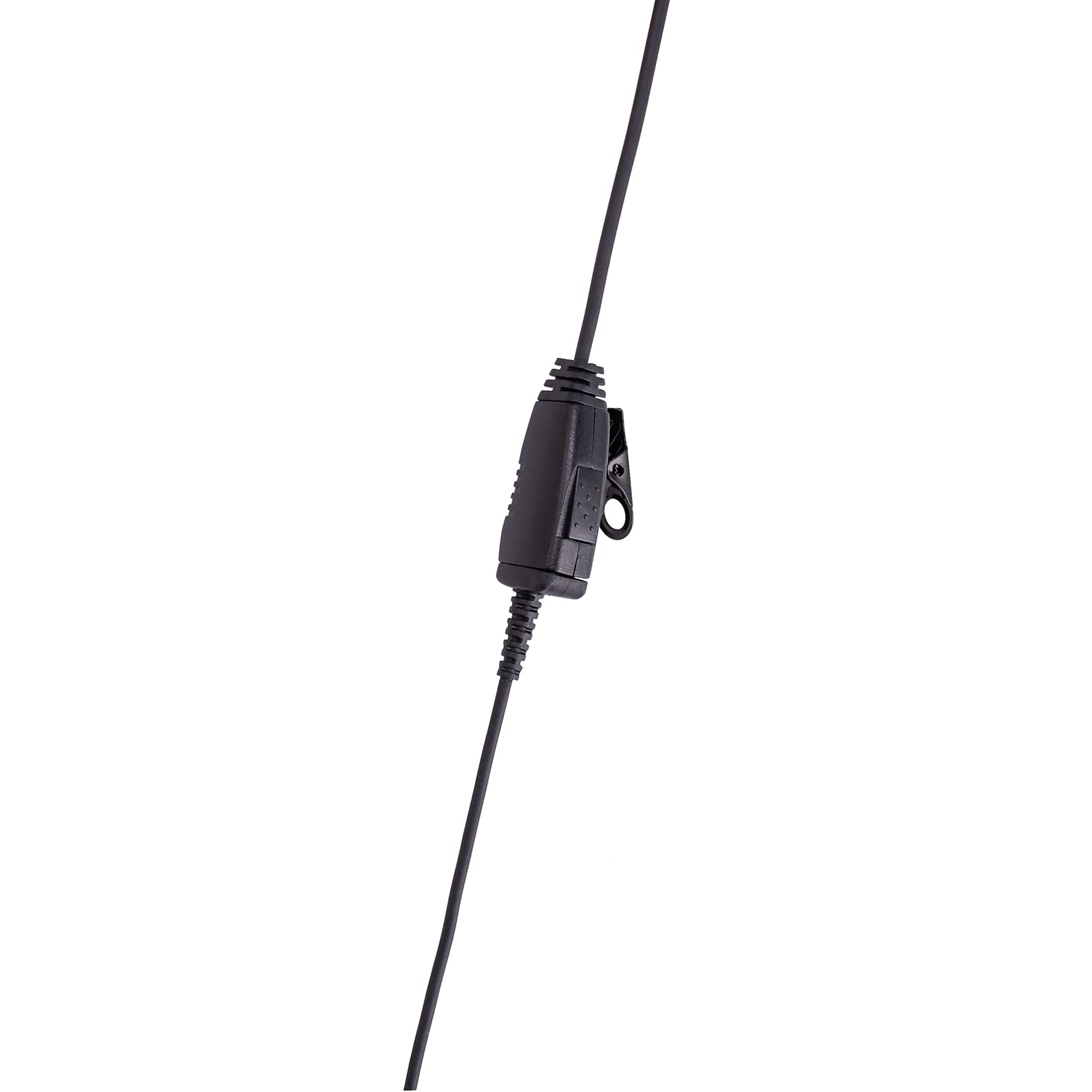 Pofenal Xpr3300E Xpr3500E Single Wire Walkie Talkie Earpiece Compatible For Xpr3500 Xpr3000 Xpr3300 With Ptt Mic Tansparent Air