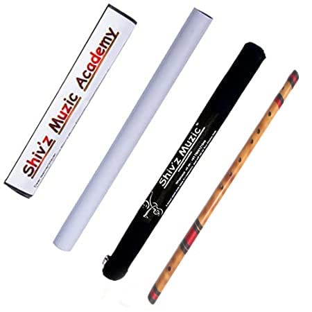 ShivZ Muzic Flute, G Base (Fry) 26 Inches, (With Written Manual & Bag)