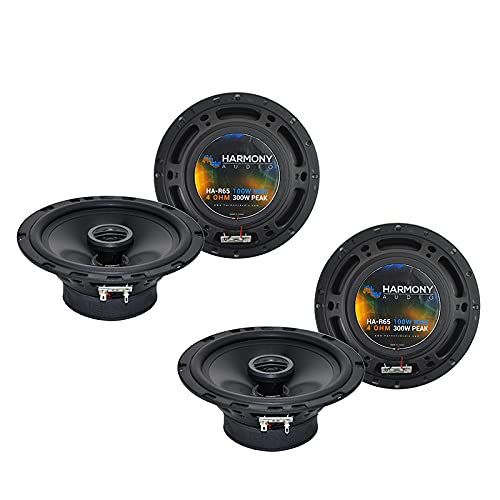 Harmony Audio Compatible with 2008-2014 Subaru Impreza WRX (2) HA-R65 6.5 New Factory Speaker Replacement Upgrade Package 300W S