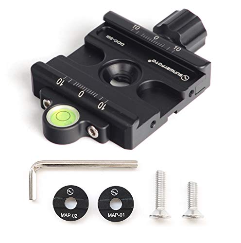 Sunwayfoto Ddc 50It 50Mm Clamp Conversion Kit Convert To Arca/Rrs Qr Compatible With Manfrotto Tripod Ball Head Sunway