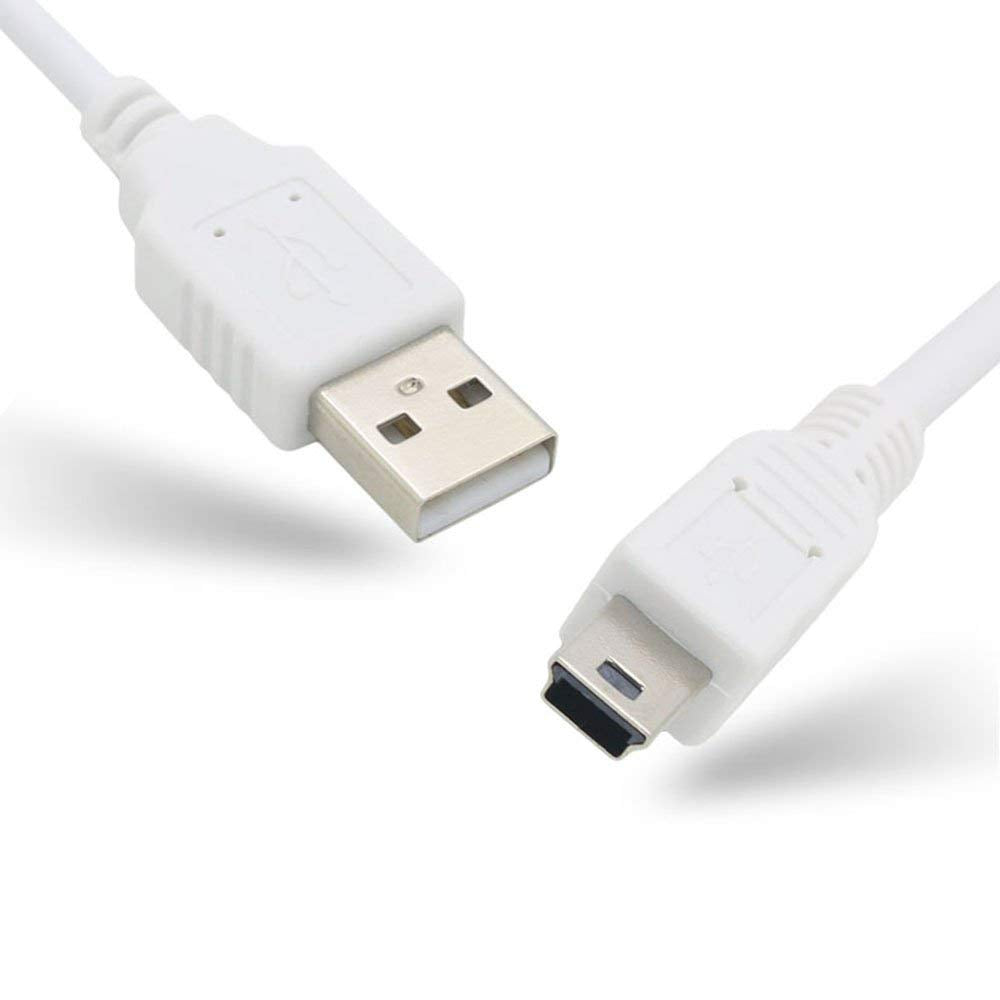 ienza 6FT Long USB 2.0 Type A to Mini B Cable Data Charging Cord Wire for Blue Yeti Microphone, GoPro Hero 3+, Hero HD, PS3 Cont